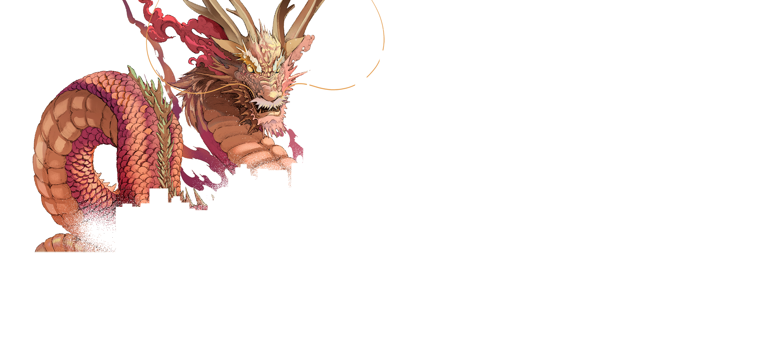 Dragon Head and Body